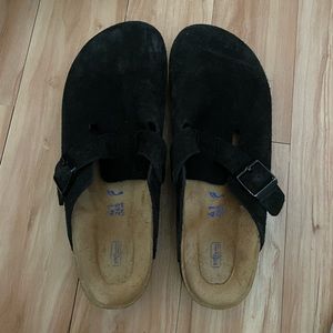 Black Birkenstock Boston sz 41